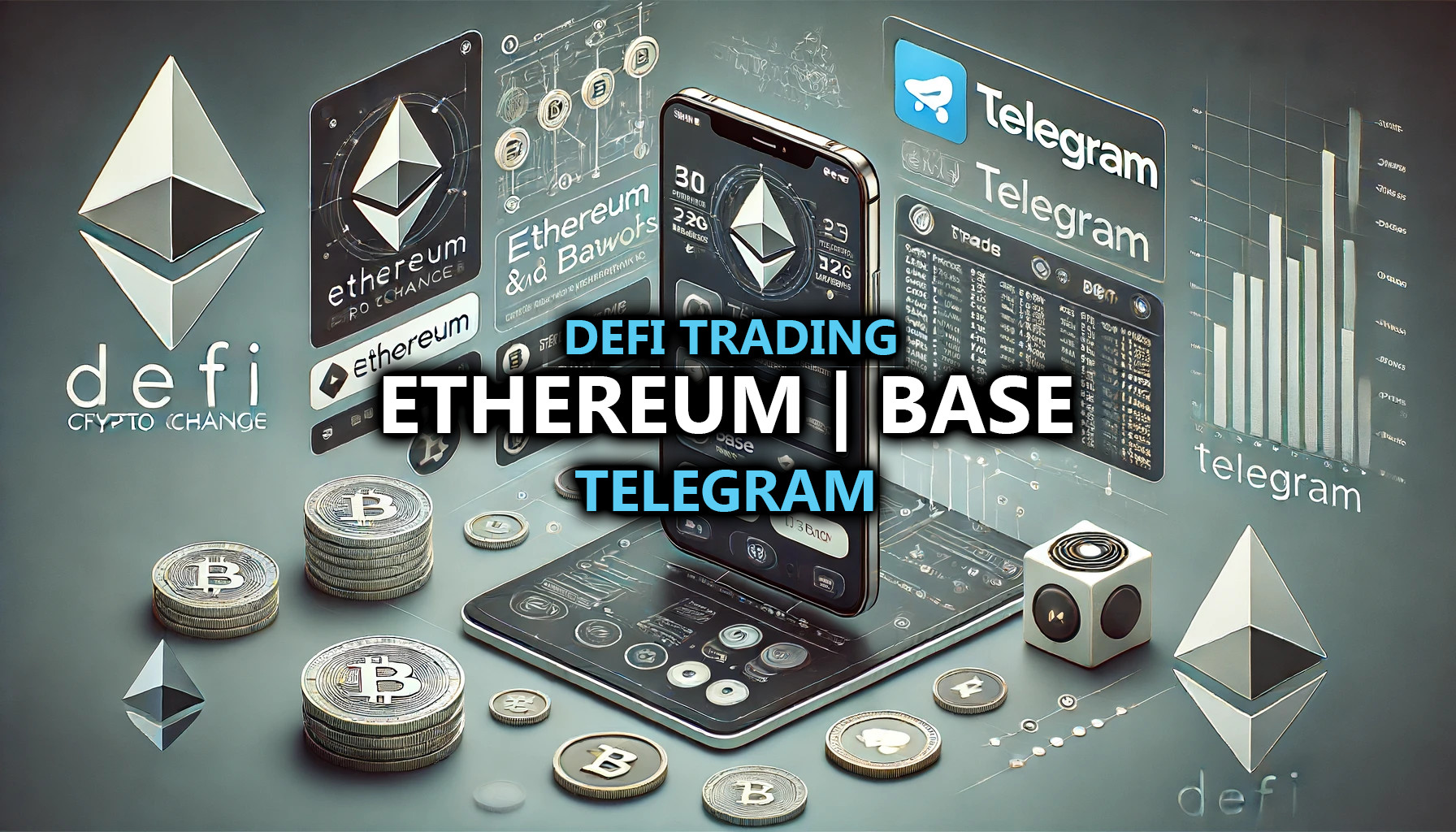 You are currently viewing Powerful DEFI Crypto Exchanges For Ethereum and Base Networks Now On Telegram